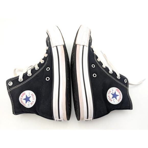 Converse Chuck Taylor All Star Canvas Platform High Top Shoes Kids Black US5.5 - Picture 5 of 14